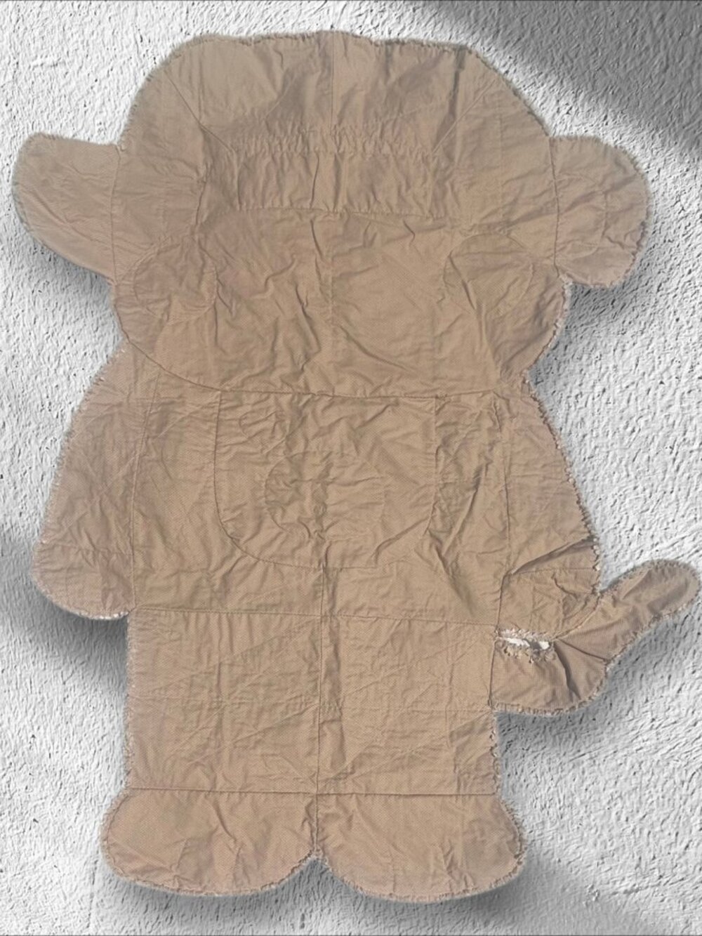 Handmade Monkey Shaped Rag Blanket - Picture 6 of 7